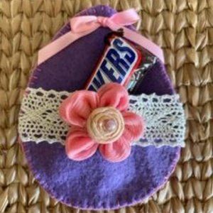 Set of 6. Egg Pockets for Easter. Hand Crafted. New.